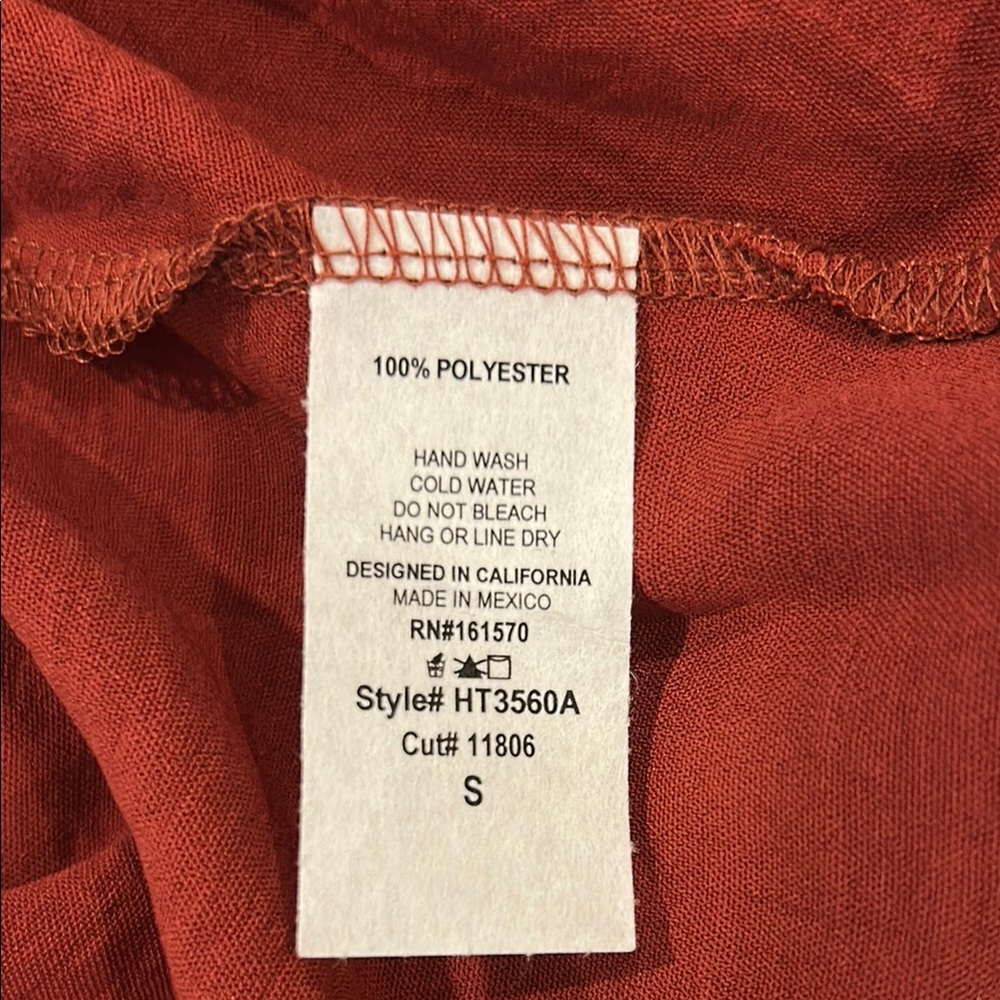 Haptics Rust Women's Top - Picture 4 of 4